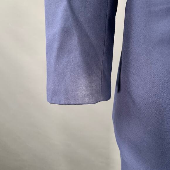 ASTOR & BLACK Size 44 Blue Contrast Stitch Single Breasted Notch Lapel Suit - Picture 10 of 16